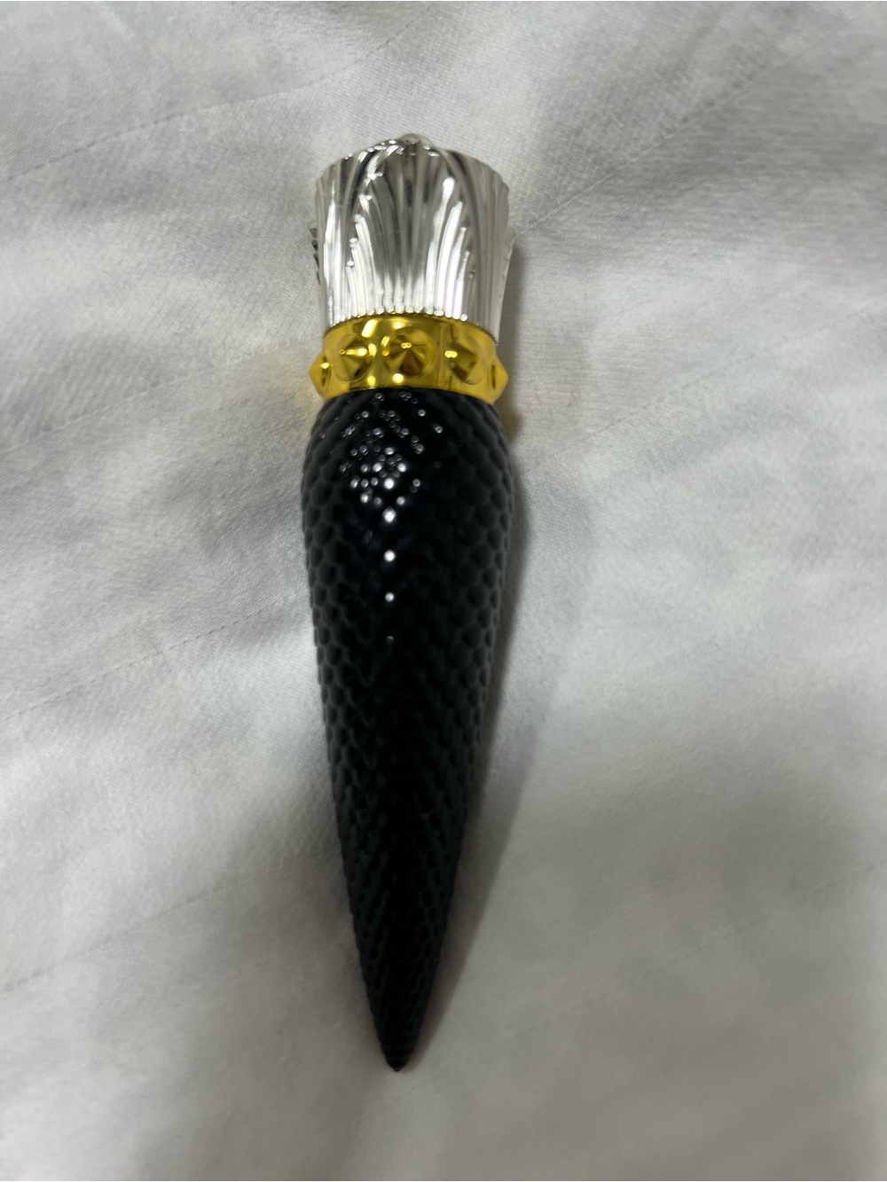 Christian Louboutin Black and Gold Decorative Lipstick
